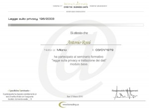 certificazione b